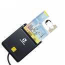 Zoweetek EMV USB Smart Card Reader CAC Common Access Card Reader ISO 7816 for SIM/ATM/IC/ID Card
