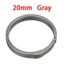 20-33mm Titanium Alloy Key Ring Pocket Split Keychain Buckle Circle Clip Motorcycle