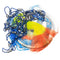 ZANLURE 13/12/10/8FT Hand Cast Fishing Net Spin Network Bait Twine Fish Net Bucket