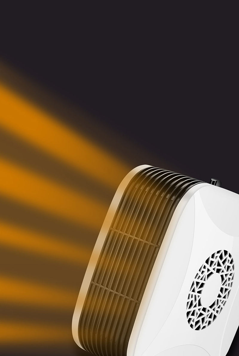 KCASA 8807 Electric Warm Heater 700W Portable Countertop Heater With Over-Heating Protection Home Air Heater For Winter