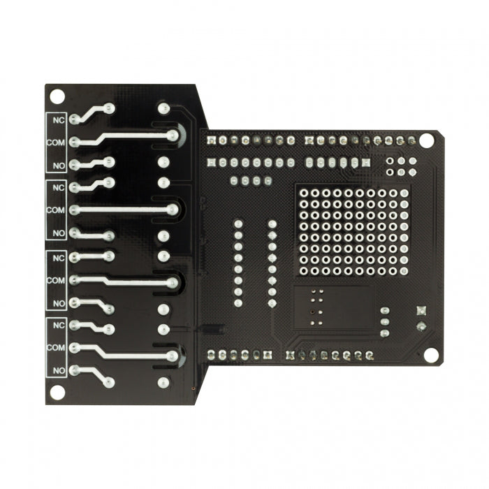 RobotDyn 4 Relay Shield Uno Module 400mA 6-12V For Motors Pumps