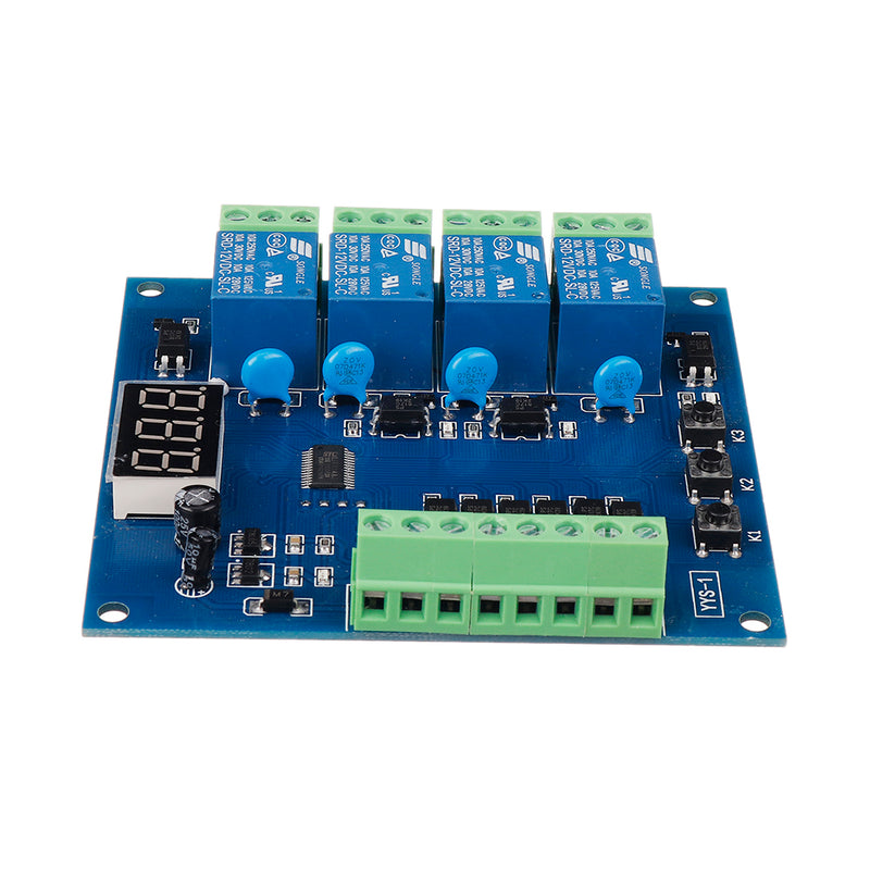 YYS-1 Programmable 4 Channel LED Relay Module Signal Trigger Delay Timer Relay PLC Controller