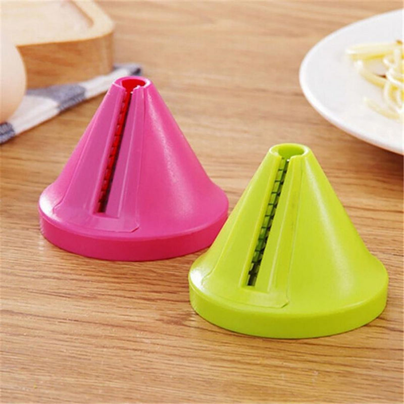 1Pc Kitchen Gadget Funnel Vegetable Carrot Radish Cutter Peeler
