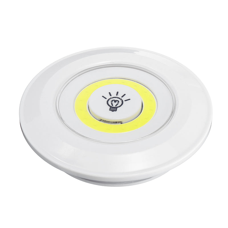 3pcs COB LED Night Light Bedroom Hallway Cabinet Lamp With Wireless Remote Control