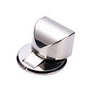 Solid Heavy Duty Zinc Alloy Magnetic Door Stopper Hidden Floor Mount Door Catch Free Punching Door Holder w/ 3M Sticker