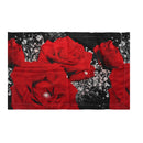 4 PCS 3D Rose Printed Duvet Quilt Cover Pillowcase Bed Sheet Bedding Sets For Queen Size