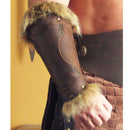 Leather Adjustable Arm Support Tactical Hand Armour Hunting Bracers
