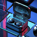 TWS True Wireless bluetooth 5.0 Earbuds Smart Touch 2200mAh Power Bank Stereo Sports Earphone with Mic