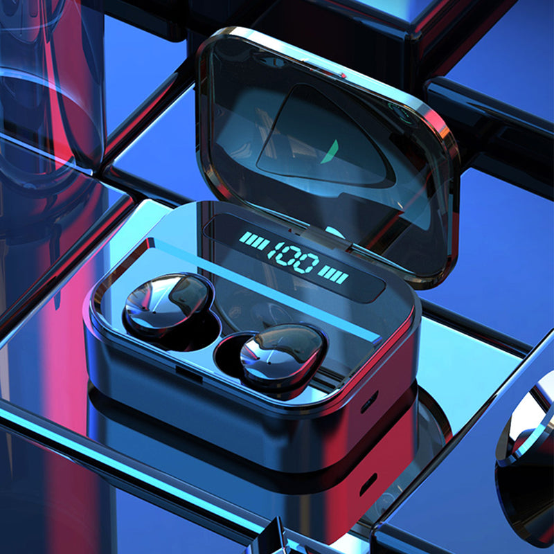 TWS True Wireless bluetooth 5.0 Earbuds Smart Touch 2200mAh Power Bank Stereo Sports Earphone with Mic