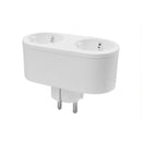 Smart WiFi Socket Voice Remote Control Timing Electric Plug Socket  2 European Socket Compatible with Amazon Alexa  IFTT Google Home Assistance