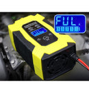 Enusic 12V 6A Intelligent Repair Battery Charger For Car Motorcycle Truck Van Marine Lead Acid Batteries Agm Gel Wet