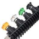 High Pressure Sprayer Nozzle Washer Interface Outer Wire 16.5mm with 5pcs GMP2.5 Nozzle