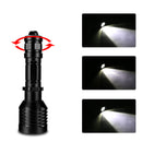 XANES L2 Super Bright Diving Flashlight Zoomable 3 Modes 18650 Battery LED Light