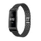 Bakeey Five Beads Round Solid Stainless Steel Watch Band for Fitbit charge 3 Smart Watch
