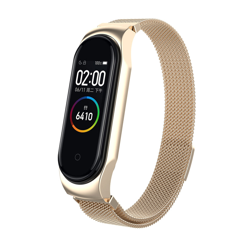 Bakeey Milanese Stainless Replacement Watch Band for Xiaomi Mi Band 4&3 Smart Watch