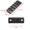 2.17 inch Keymod 5 Slot Black Matte Picatinny Weaver Rail Handguard Section