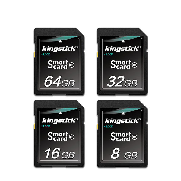 Kingstick SD Card 32GB 64GB 128GB Memory Card Class 10 SD Flash Memory Card SD Smart Card for Camera