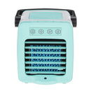 USB Mini Handle Air Cooler Humidifying Purifying 300mL Water Tank LED Light Fan