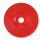 Drillpro 100mm Tungsten Carbide Plane Wood Shaping Disc Carving Disc 16mm Bore Sanding Grinder Wheel for 100 115 Angle Grinder