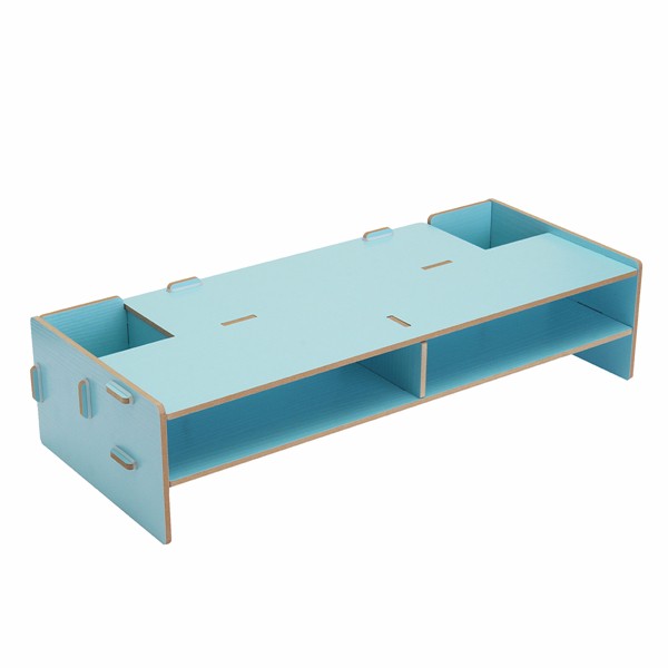 Home Office Desk PC Computer Monitor LCD TV Stand Riser Keyboard Shelf Plinth