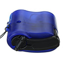 USB Hand Crank Power Generator Emergency Digital Display Phone Charger Manual Shake Charger Blue