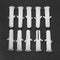 10Pcs M4 52mm 304 Stainless Steel Self Tapping Screw Eye Bolt Ring Hook with Expansion Pipe