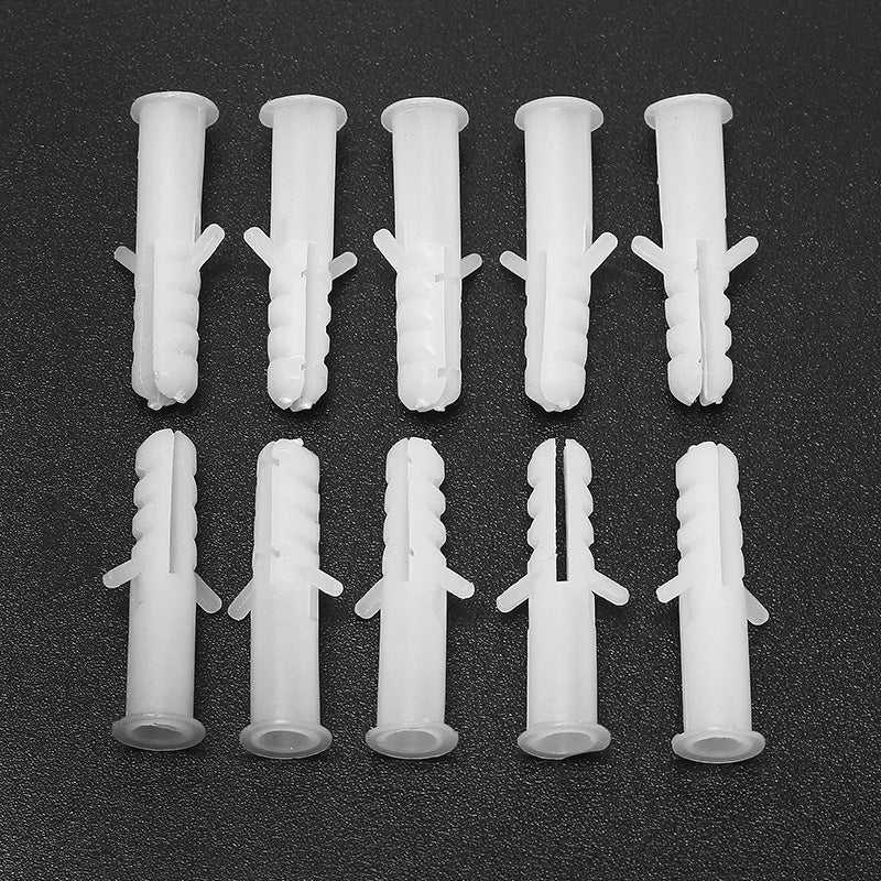 10Pcs M4 52mm 304 Stainless Steel Self Tapping Screw Eye Bolt Ring Hook with Expansion Pipe