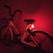 XANES TL11 4 Modes Egg Shape Bike Tail Light USB Charging Waterproof Bike Rear Safety Warning Light