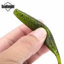 SeaKnight SL006 6pcs/bag 7.7g 125mm/5in Carp Fishing Lure Silicone Soft Worm Baits Lure