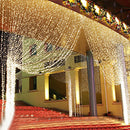 3Mx3M 300 LED White Bulb Fairy String Light Curtain Lamp Wedding Party Wedding Decor Outdoor Li