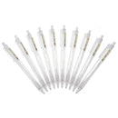 10pcs/set TECHJOB 01720 Mechanical Pencil Retractable Pen 0.7mm