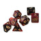 42Pcs 6Set Acrylic Polyhedral Dice Multi-side Dice Set With Bag For DND RPG MTG Role Playing Board Game