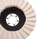 Drillpro 130mm Stianless Steel Wool Felt Flap Polishing Wheel Disc Angle Grinder Buffing Pads For Medical Glass Marble Metal