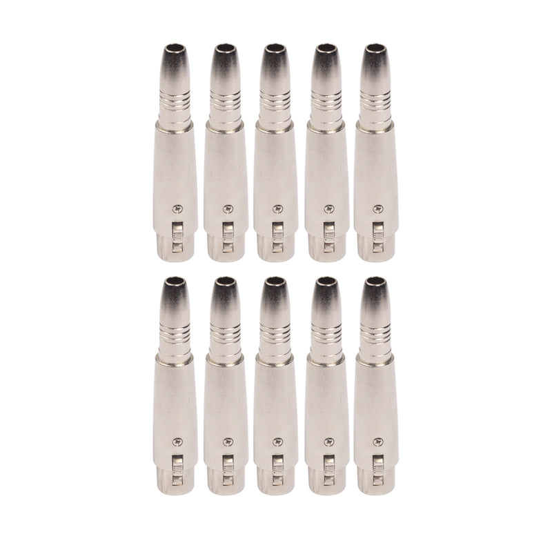 REXLIS 6.35 Female to Card Mother Audio Adapter LZ1163-1 Mother Transfer XLR Zinc Alloy XLR Audio Adapter