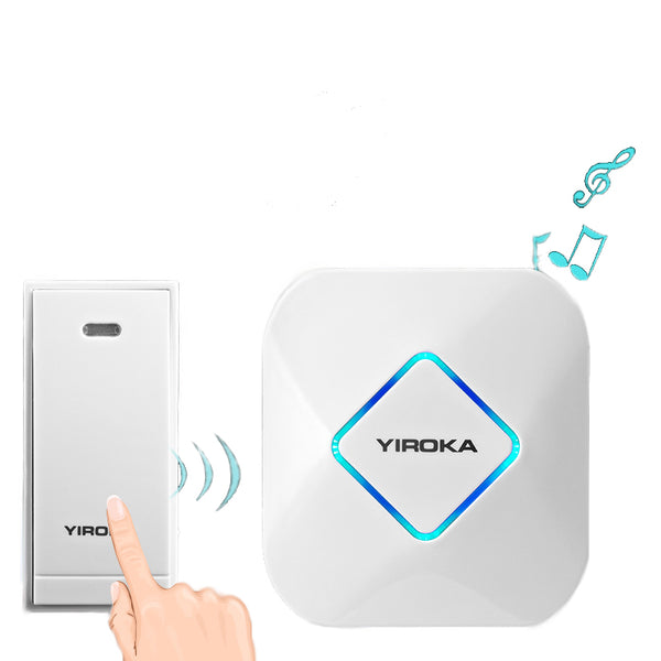 Yiroka Q-658 Wireless Doorbell Intelligent Self-Generating Socket Home Smart Door Bell