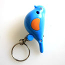 Outdooors Mini Smart Anti Lost Alarm Bird Keychain Whistle With LED light