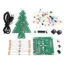 Geekcreit DIY Three Color Light Audio Voice Control Spectrum Christmas Tree Kit With Battery Box