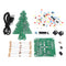 Geekcreit DIY Three Color Light Audio Voice Control Spectrum Christmas Tree Kit With Battery Box