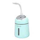 4 In 1 330ML Ultrasonic Air Humidifier USB Fan LED Light Cool Mist Aroma Oil Diffuser