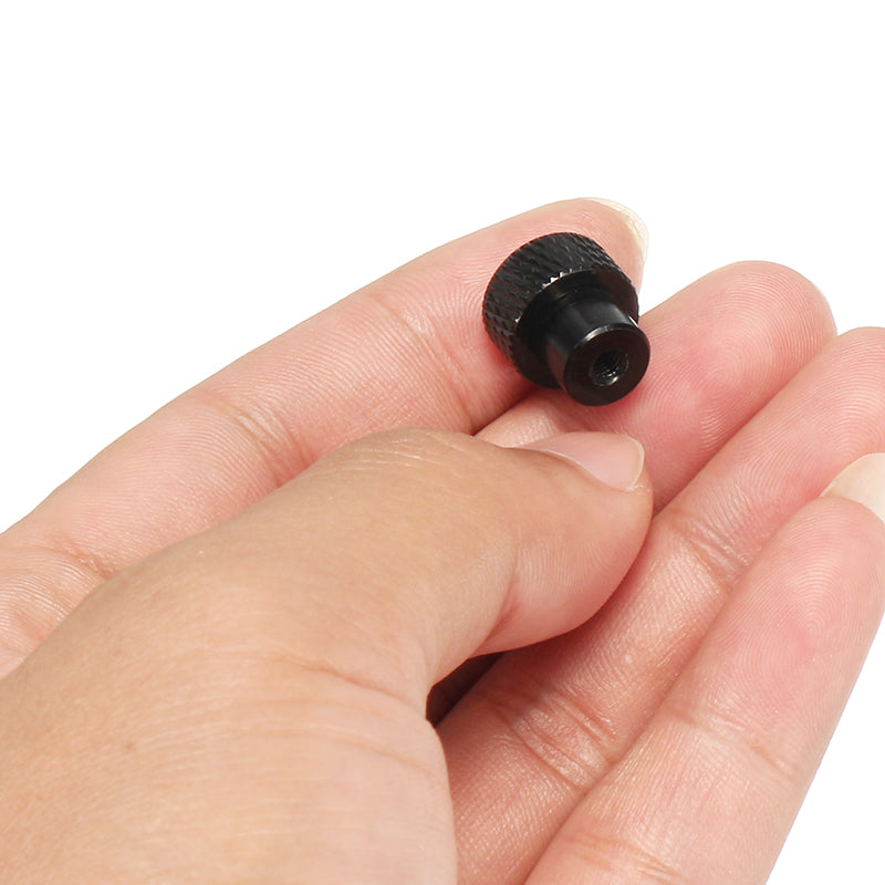 Suleve M3AN2 10Pcs M3 Frame Hand-tight Flange Nut Cap Aluminum Alloy Super Light