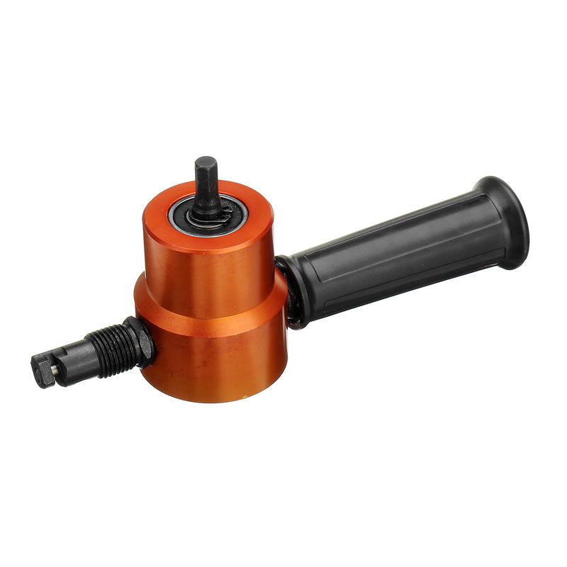 Blue or Orange Double Headed Sheet Metal Cutting Nibbler Drill Attachment Metal Cutter