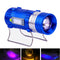 XANES 600LM 4 Color LEDs 500M Range Zoomable Rechargeable LED Fishing Flashlight Lamp With Charger