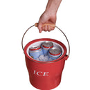 Double Wall 4L Ice Bucket Spit Barrel Container KTV Club Bar Tools Ice Container With Scoop & Lid
