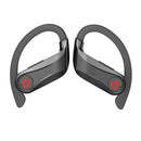 Q62 TWS bluetooth 5.0 Wireless Stereo Hanging Earphone Three Power Display Volume Control Sports Headphones for Xiaomi