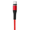 USAMS US-SJ335 U29 Micro USB LED Magnetic Braided Fast Charging Cable 1M For Tablet Smartphone