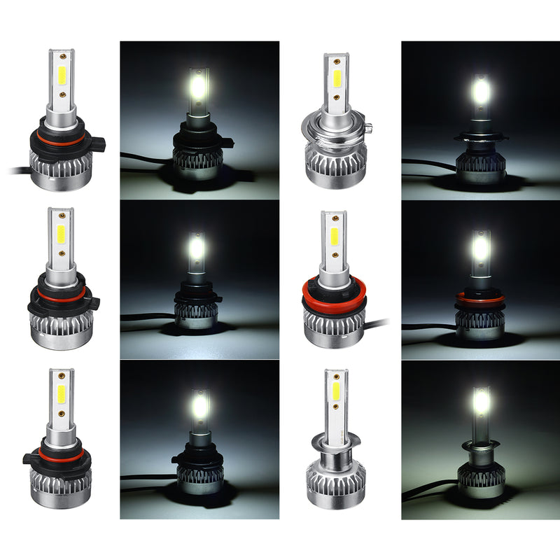 TXVSO8 G1 COB LED Car Headlights Bulbs H7 H11 H1 9012 9006 9005 Fog Lights 110W 20000LM 6000K White Waterproof