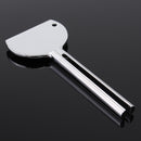 Toothpaste Squeezer Stainless Steel Tube Hair Salon Tools Dye Paint Barber Wringer Bathroom Silver