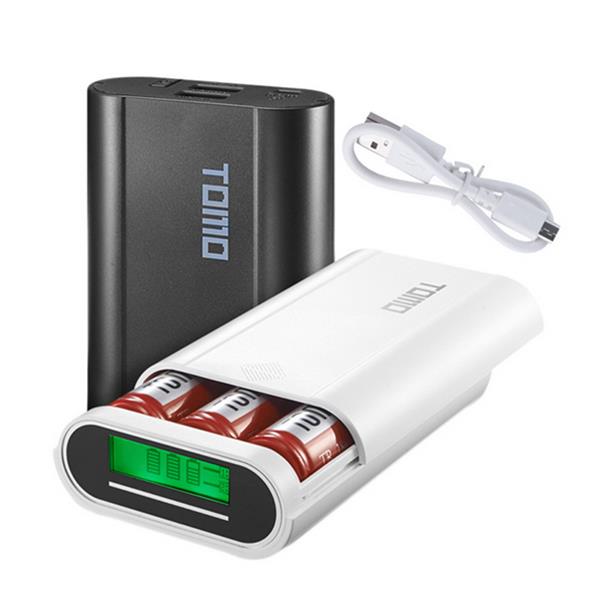 TOMO M3 3pcs 18650 Batteries Charging Station Power Bank Case Diy Box