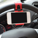 Universal Car Steel Ring Wheel Phone GPS Holder Bike Handlebar Clip Mount Bracket
