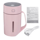 USB Battery Portable Mini 7 Color LED Air Humidifier Diffuser 2 Gear Wired Wireless Night Light Humidifier